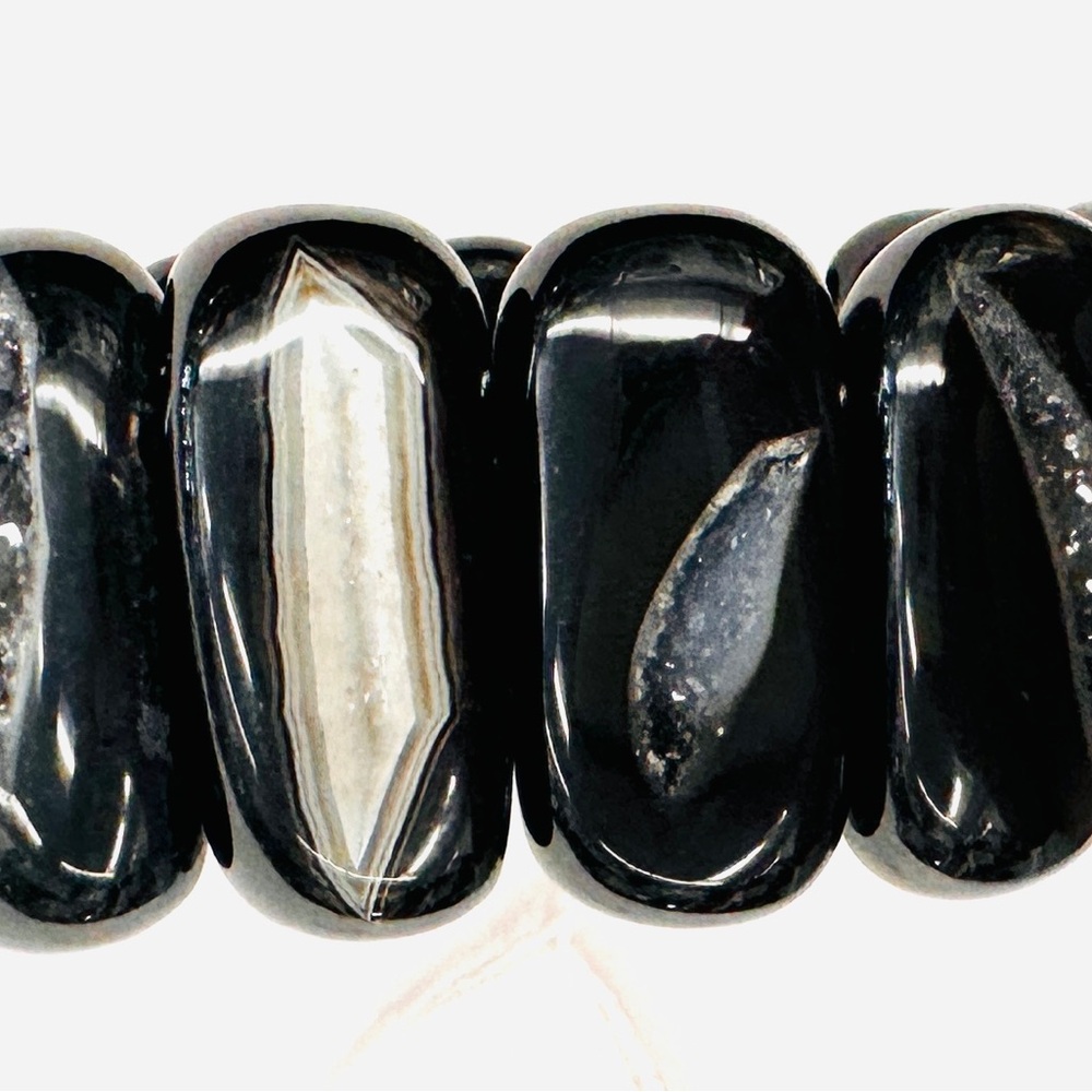 Elegant Black Agate Bracelet